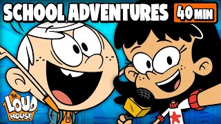 Best Loud House School Adventures! | 40 Minute Compilation | The Loud House
