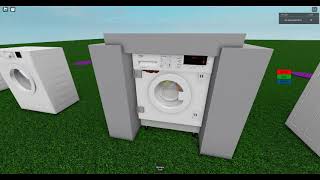 Destroy a Washing Machine ROBLOX: Beko WIY74545 Survive his new most insane crazy move spin