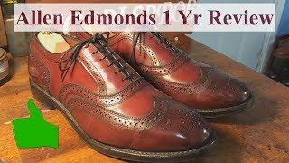 My Allen Edmonds McAllisters: 1 Year Review