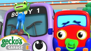 Gecko on the Bus | Baby Truck | Gecko's Garage | Kids Songs