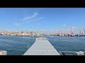 mv. cederborg timelapse 4k arrival port of naples italy