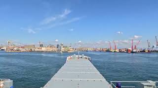 MV. Cederborg | Timelapse | 4K | Arrival port of Naples, Italy