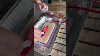 Using our bleeding control trainer.