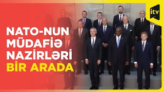 NATO müdafiə nazirləri toplantısının ikinci günündə ailə şəkili