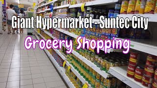 Giant Hypermarket Grocery Shopping | Suntec City Mall Singapore