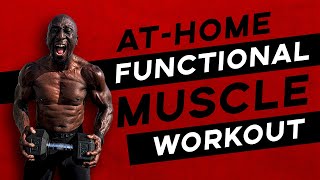Build Muscle: 24 Min Functional Unilateral HIIT Workout for Men Over 40