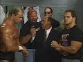 Horsemen & Lex Luger Promo on upcoming War Games match at Fall Brawl 1996. Sting is Missing! (WCW)