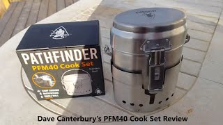 Dave Canterbury's PFM40 Swedish Mess Kit Reproduction FIRST BURN & REVIEW