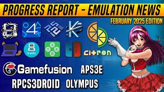 Progress Report/Emulation News February 2025 - PCSX2 / aPS3e / ShadPS4 / MeloNX / Citron and more