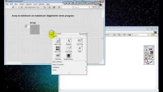 Labview array min & max