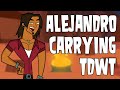 Alejandro Carrying Total Drama World Tour