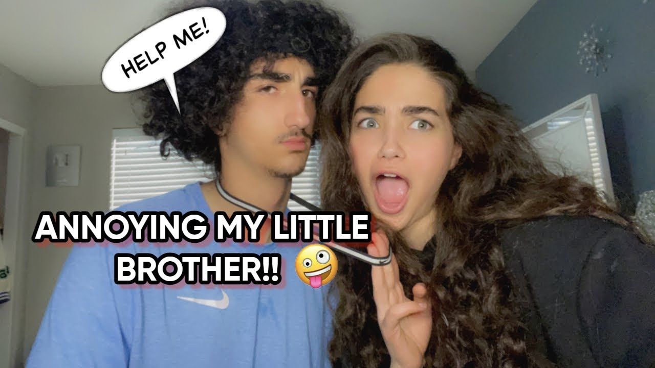 Annoying My Little Brother We Fought Youtube