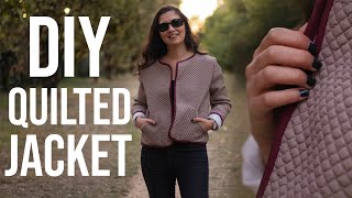 SEWALONG | QUILTED JACKET EASY SEWING TUTORIAL