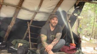 Overnighter with Bushcraft Cambridge - Camp chat with Chris