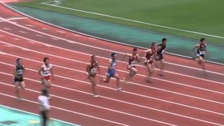 14年7月12日国体最終予選　少年男子B100m決勝