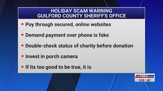 Guilford County Sheriff’s Office warns public of holiday scams