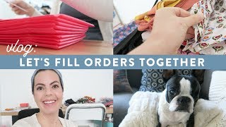 FILLING MY ETSY ORDERS + PO BOX HAUL | Vlog 7.2.19 | Day in the Life of Small Business Owner