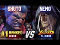 SF6 ▰ SHUTO (#1 Ranked Akuma) vs NEMO (M.Bison) ▰ High Level Gameplay