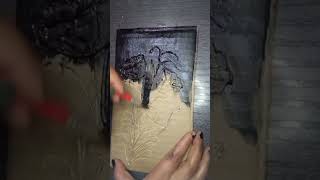 NEXT LEVEL Glue Gun + Pouring Art! STUNNING Results - Easy Techniques!! #viral #shortsfeed #shorts