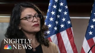 Rep. Rashida Tlaib Cancels West Bank Visit After Israel Backtracks On Ban | NBC Nightly News
