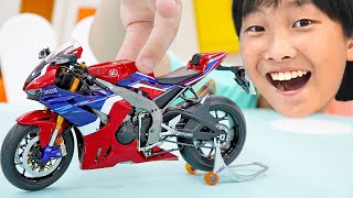 예준이의 슈퍼바이크 만들기 오토바이 장난감 조립놀이 바이크 체험놀이 Build Superbike Toy Assembly
