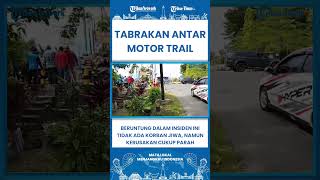 SHORT Terjadi Tabrakan Sesama Jenis Motor Trail di dekat Taman Kirab Palopo