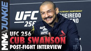 Cub Swanson details 'crazy self-doubt' before KO finish | UFC 256 post-fight interview