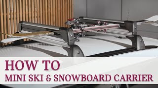 How To Mount the Ski and Snowboard Carrier.