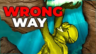 Cave divers have to choose left or right | The Sac Actun Cave Diving Accident