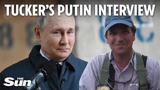 US journalist Tucker Carlson caught on camera entering Russian complex for Putin interview