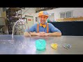 比利皮造访玻璃厂 blippi 中文版 儿童教育视频 实景探索