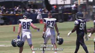 Sounds from the Sideline: Jake Ferguson Training Camp | Dallas Cowboys 2023