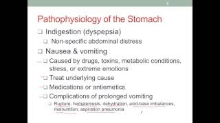 MNT Disease of the Stomach Part 1