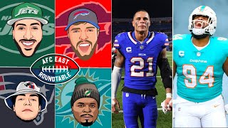 AFC EAST ROUNDTABLE: Dolphins & Bills in Shambles | Jets & Patriots On The RISE