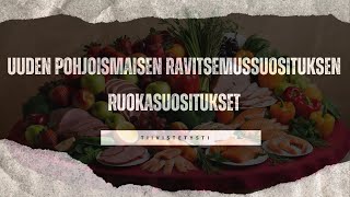 Uuden pohjoismaisen ravitsemussuosituksen ruokasuositukset tiivistetysti, mutta se onkin biisi