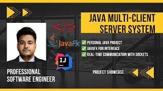 Java Multi-Client Server System | Real-Time Communication with JavaFX & Sockets