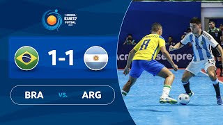 BRASIL vs. ARGENTINA [1-1] | RESUMEN | CONMEBOL #Sub17FS 2022