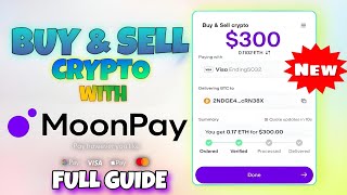 Moonpay full guide | Purchase crypto \u0026 Sell crypto | verify moonpay | payment transfer  Money crypto