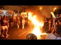 Minor scuffles between police and protesters demanding resignation of Israel government