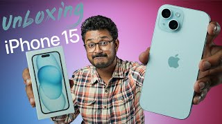 iPhone 15 Unboxing in ಕನ್ನಡ⚡Dynamic Island, 48MP Camera, Bionic A16⚡Worth Upgrading?