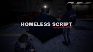 [FiveM] Homeless tent script (ft. Hysteryx)