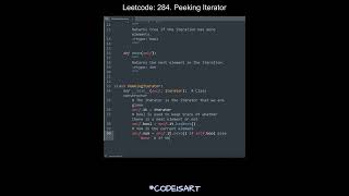 Leetcode 284. Peeking Iterator in Python | Python Leetcode | Python Coding Tutorial | Python ASMR