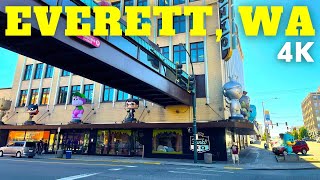 EVERETT, Washington | Beautiful 4K Driving Tour 🇺🇸