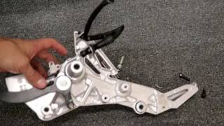 Honda Grom SF Driven Rearsets - Installation and Review - TOP QUALITY  #HardRacing #Grom #DrivenUSA