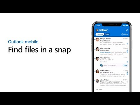 Find important email attachments quickly - Outlook mobile