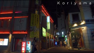 夜の郡山散歩/Koriyama  night walk【4K HDR】