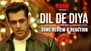 Dil De Diya Song Review Reaction, Radhe your most wanted bhai, Salman Khan, Disha Patani, Radhe Song