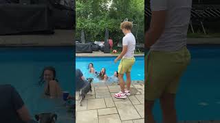 pushed my girlfriend in the pool prank