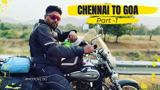 Chennai to goa bike ride in Tamil | Bajaj Avenger Cruise 220 | Part 1