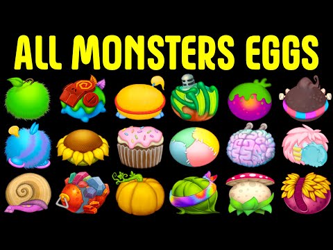 Monsters Eggs: All Common 4.1 My Singing Monsters